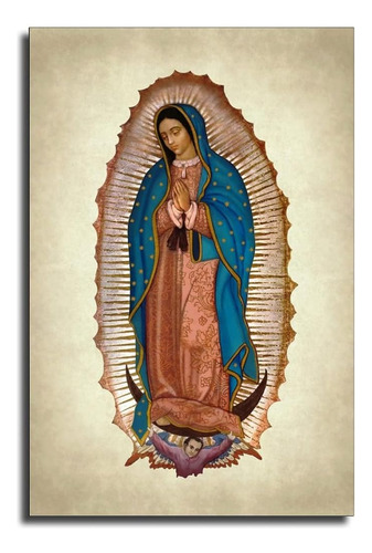 Nuestra Señora De Guadalupe Póster Pintura Decorativa Lienzo