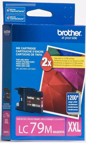 Imagen 4 de 6 de Cartucho Brother Lc 79 Lc79 Lc-79 Xxl Cian 6710 6910 5910