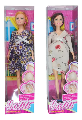 Boneca barbie gravida com bebe: Com o melhor preço