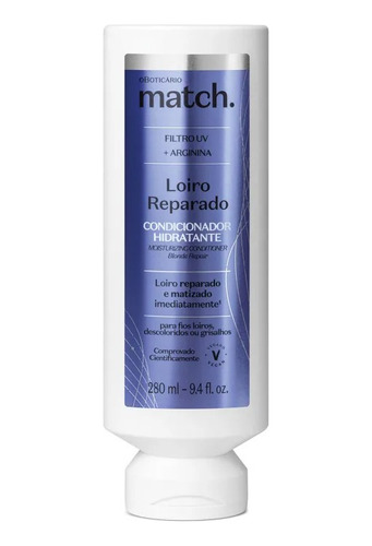 Combo Match. Proteção Dos Loiros: Shampoo + Cond + Máscara