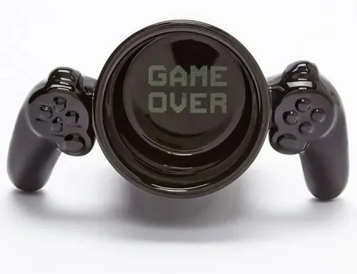 Taza Game Over Joystick Control Playstation Mug Game Over 