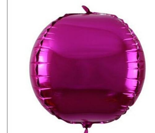 17 Globo Orbz Esfera Liso 45 Cm Orbz Metalico Varios Colores