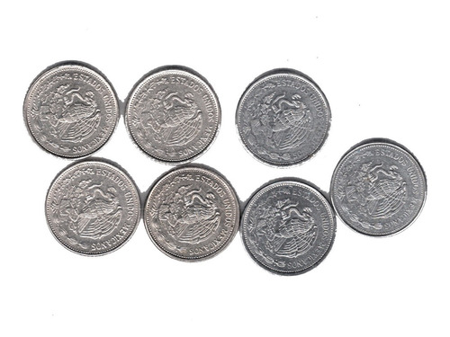 Moneda 50 Pesos  1984 85 86 87 88 88 90  92  Completa