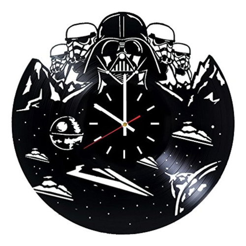 Reloj De Pared Con Registro De Vinilo Stormtrooper De Dath V