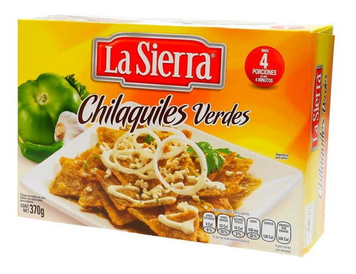 Chilaquiles Verdes Deshidratados La Sierra 370gr 5 Pack Ipg