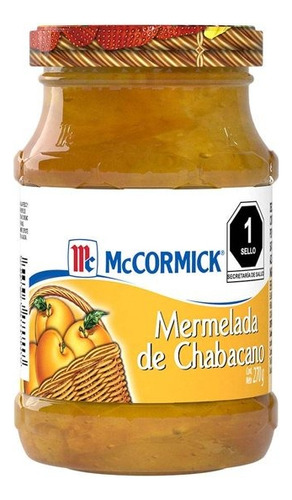 Mermelada Mccormick Chabacano 270 G