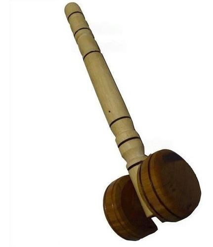 Set (2) Masajeador En Madera Artesanal Para Espalda Hombros