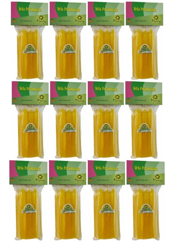 Vela Palito Perfumada Cravo 84 Velas - Prosperidade, Fortuna