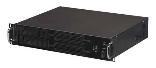 Athena Power Rm-2u200h Negro 2u Caja Servidor Montaje Rack