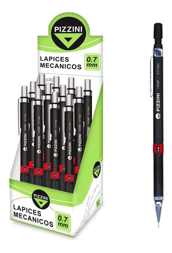 Lapiz Mecanico Portaminas 07mm Pizzini 1432f Dibujo Tecnico