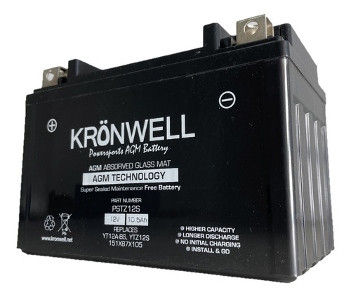 Bateria Kronwell Gel Honda Xlv 600 650 700 Transalp Ytz12s
