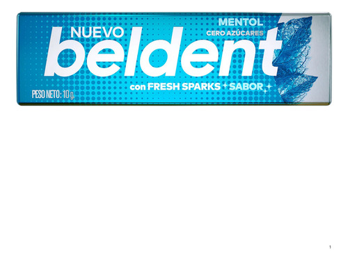 Chicle Beldent Mentol X 20un