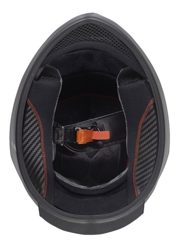 Imagem 5 de 5 de Capacete Para Moto Ebf E0x Com Narigueira + Viseira Iridium