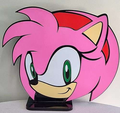 Display Sonic Amy Rose, Totem Enfeite de Aniversario