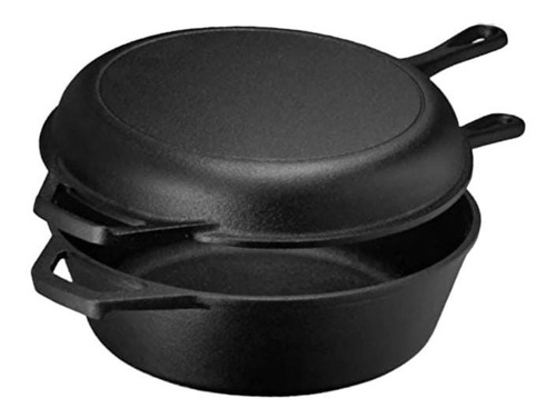 Olla Sarten Doble - Dutch Oven - Masa Madre-  -25cm Diametro