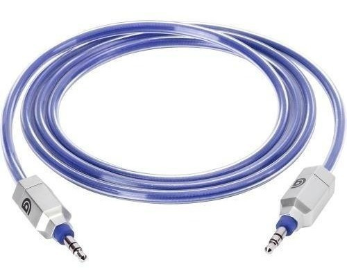 Cable Auxiliar Survivor Entrada 3.5 Mm Aux Cable Azul 120 Cm