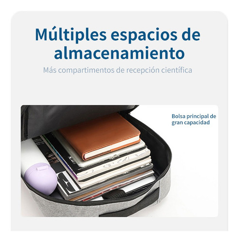 Mochila Black Heaimo Antirrobo Urbana Conjunto De 3 Piezas,gran Capacidad, Mochila De Moda, Solo Para Hombres, Resistente Al Agua Y Resistente Al Cort