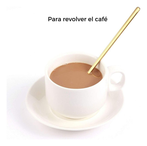 ( U Chef Juego De 4 Cucharas De Café, Cuchara Agitadora,