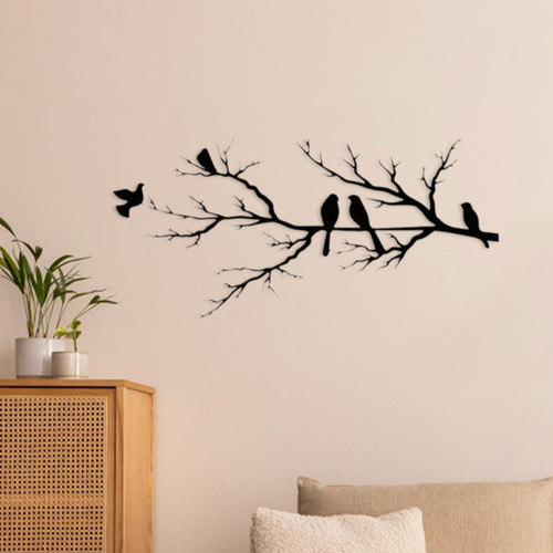 Pájaros De Metal Para Decoración De Pared, Adorno Colgante