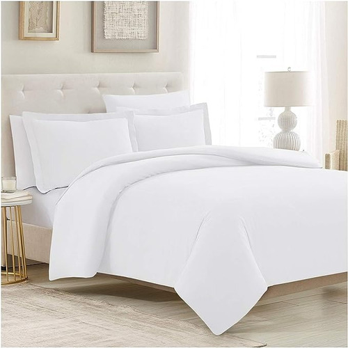Imagen 3 de 8 de Duvet Cover Liso Microfibra Queen