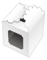 Comprar Patron Molde Cajita Caja Obsequio Con Visor Obsequio 224