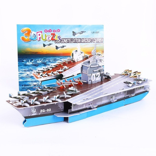 3d Puzzles Porta Aviones Rompecabezas Infantil 