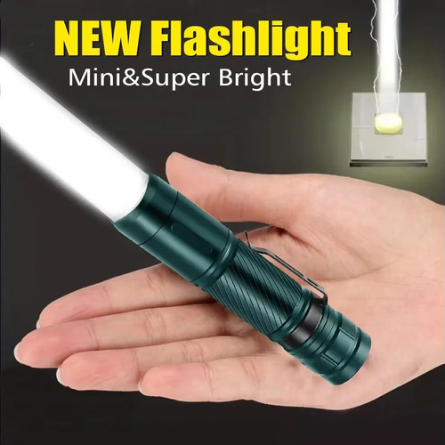 Mini Linterna Led, Linterna De Emergencia Con Carga Usb, 3 M