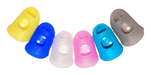 Protector de dedos para tocar guitarra, guitarra y ukelele, color azul marino, talla G