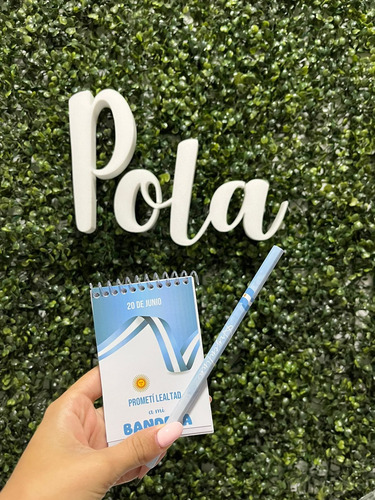 Anotador Mas Lápiz Promesa A La Bandera X20