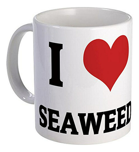 Tazas De Desayuno - Cafepress I Love Seaweed Mug Unique Coff