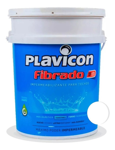 Fibrado Impermeabilizante Techos 10 Kgs. Plavicon - Iacono