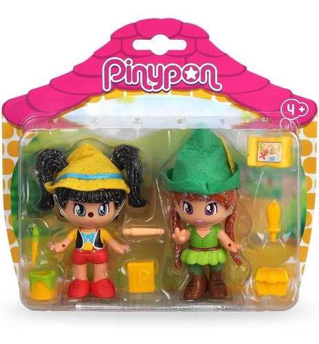Pinyon Figura De Cuentos Peter Pan Y Pinocho