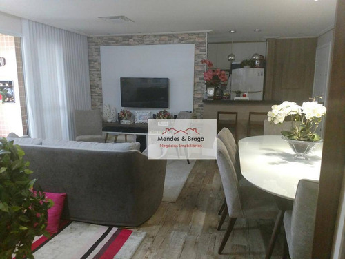 Imagem 2 de 21 de Apartamento Com 3 Dormitórios À Venda, 83 M² Por R$ 680.000,00 - Centro - Guarulhos/sp - Ap2402