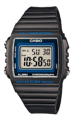 Reloj Hombre Casio W-215h-8av Negro Digital / Lhua Store