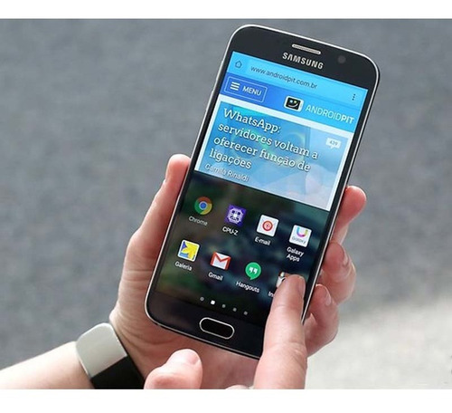 Celular Samsung G925f Galaxy S6 Edge 32gbnegro-bordes Curvos