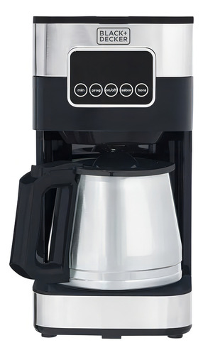 Cafeteira Elétrica Inox Black Decker Modelo CM350G Capacidade 1,5L