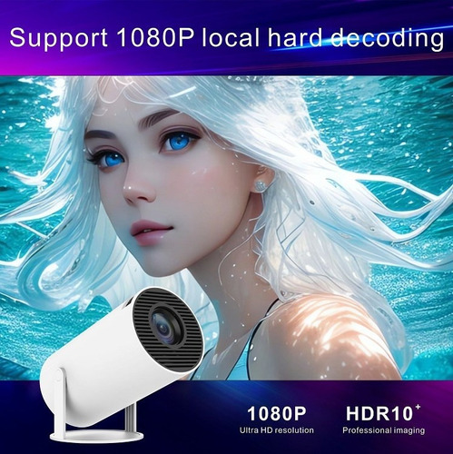 Proyector Mini Cañon Led 4k Smart Tv Android 8000 Lúmenes
