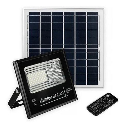 Proyector + Panel Solar Reflector Led 50 Watts Atomlux Ip65 