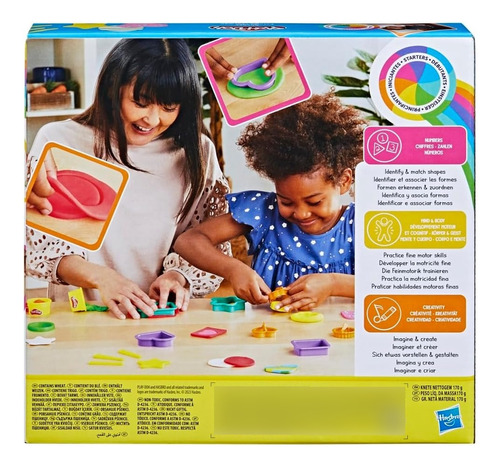 Play Doh Formas 6 Botes Y 9 Moldes 170g Hasbro