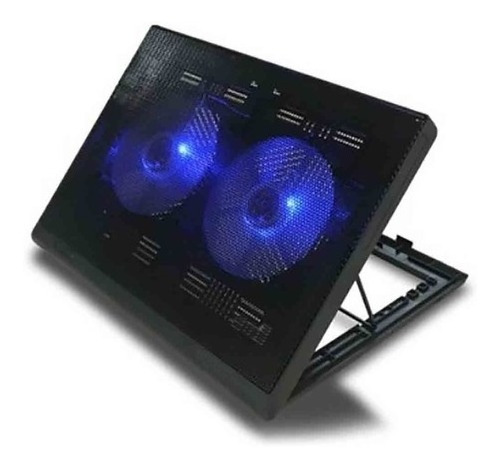 Cooler Ventilador Laptop Base Enfriadora Reclinable 2 Cooler