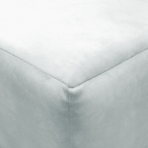 Imagem 6 de 9 de Puff Puf Estofado Tecido Veludo 70x70x40 Suede Gigante 14kg