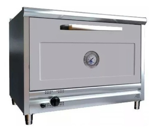 Horno Pizzero 4 Moldes Morelli Pampa 900 Puerta Acero 