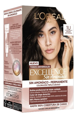 Coloracion Permanente Excellence Sin Amoníaco Loreal Kit