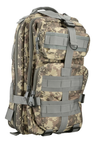 Mochila Camping Tactica Militar Viaje Mochilero Trekking Color Camuflado