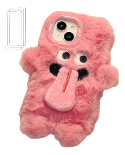 Apto Para iPhone 12-15 Tongue Out Monster Phone Case