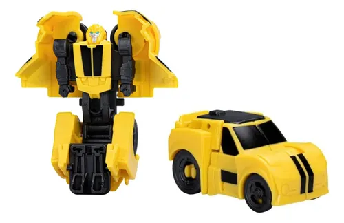 Muñeco Transformers Earthspark 2 E 1 Tacticon Hasbro 6cm
