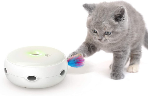  Interactive Cat Toys, Three Modes Daynight Play Automa...