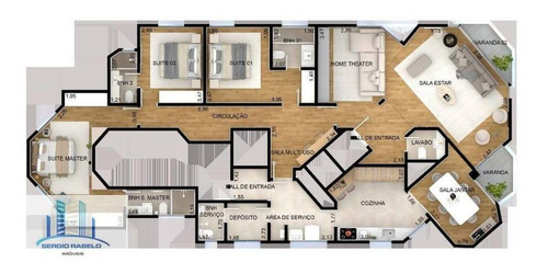 Imagem 11 de 11 de Apartamento Com 3 Dormitórios À Venda, 188 M² Por R$ 2.205.000,00 - Moema - São Paulo/sp - Ap3520