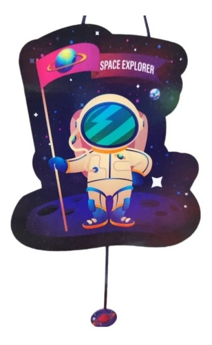 Piñata Astronauta Para Cotillón Cumpleaños 