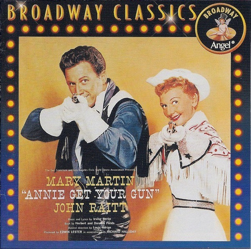 Mary Martin, John Raitt  Annie Get Your Gun Soundtrack Cd 